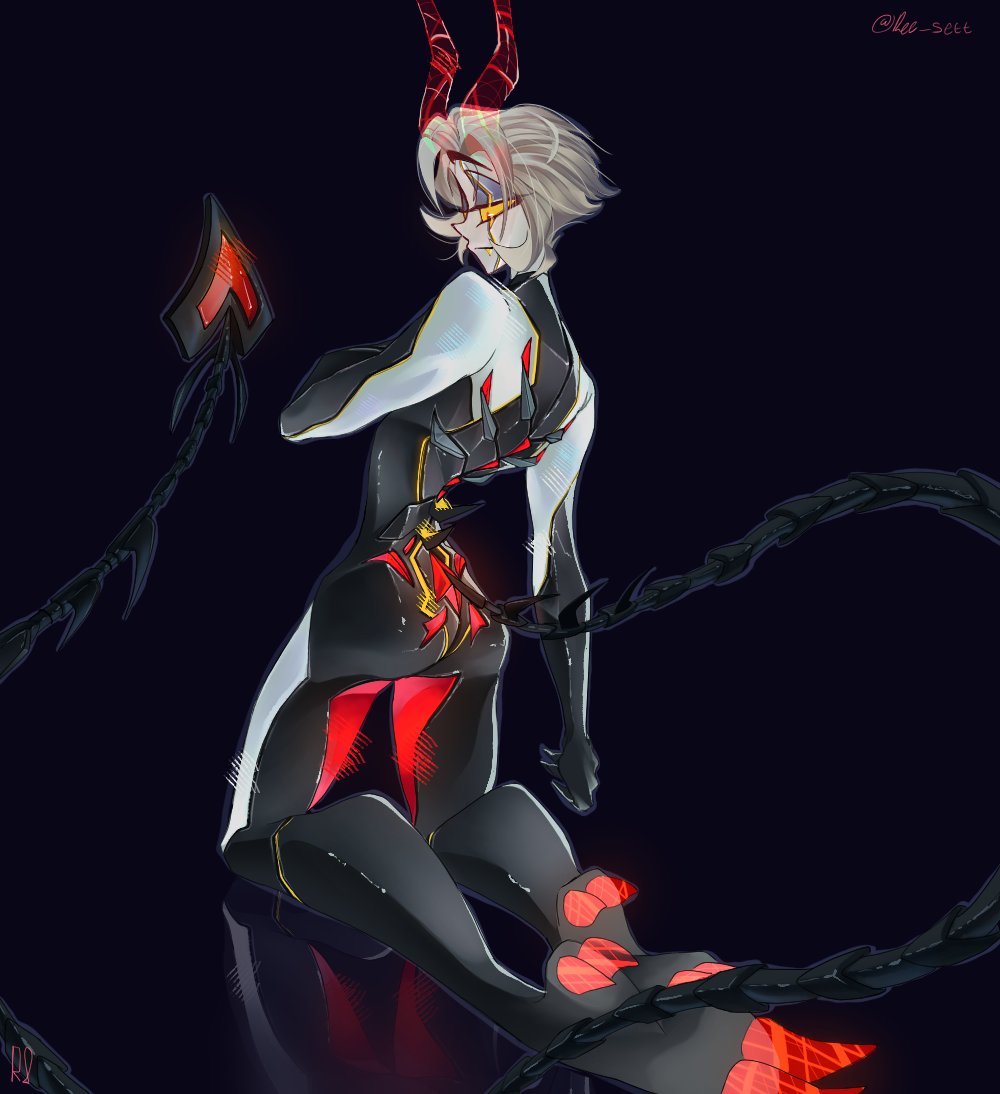 Ree_sett's tweet photo. Now Lucifer's version 

#LuciferMorningstar #HazbinHotel #radioapple #Au #Alastor https://t.co/kJy26gu94i