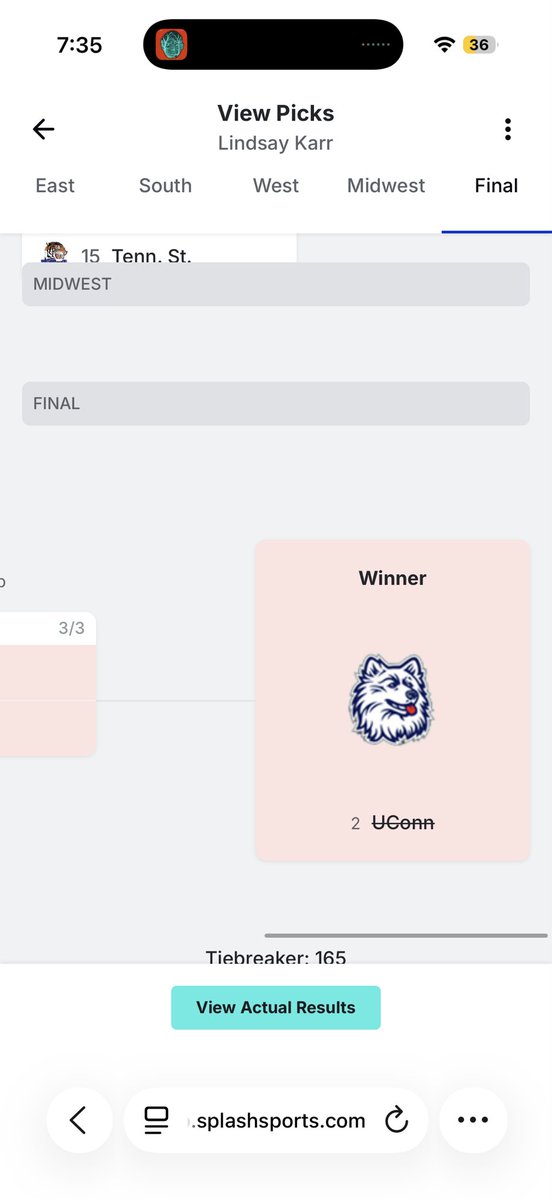 ltkarr's tweet photo. @splashsports can you fix your website please? Let’s go @UConnHuskies https://t.co/updXsTSr62