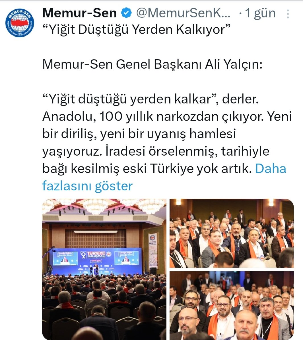 Nihat Aydın Eğitim Söz-Sen Genel Başkanı tweet media