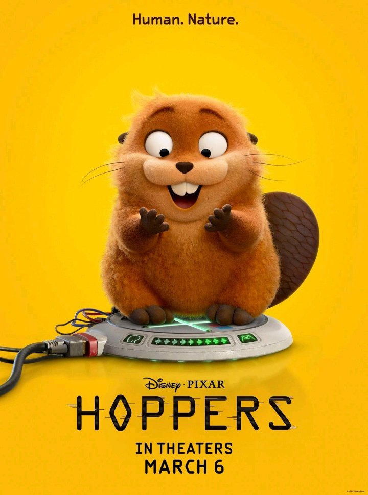 Me vi HOPPERS ahora que salió en digital 

Es una propuesta muy fresca que a Pixar le hacía falta desde hace tiempo, la historia realmente es caótica, adorable pero muy divertida, la naturaleza es hermosa y ejecuta muy bien su conflicto acerca la importancia de la comunicación