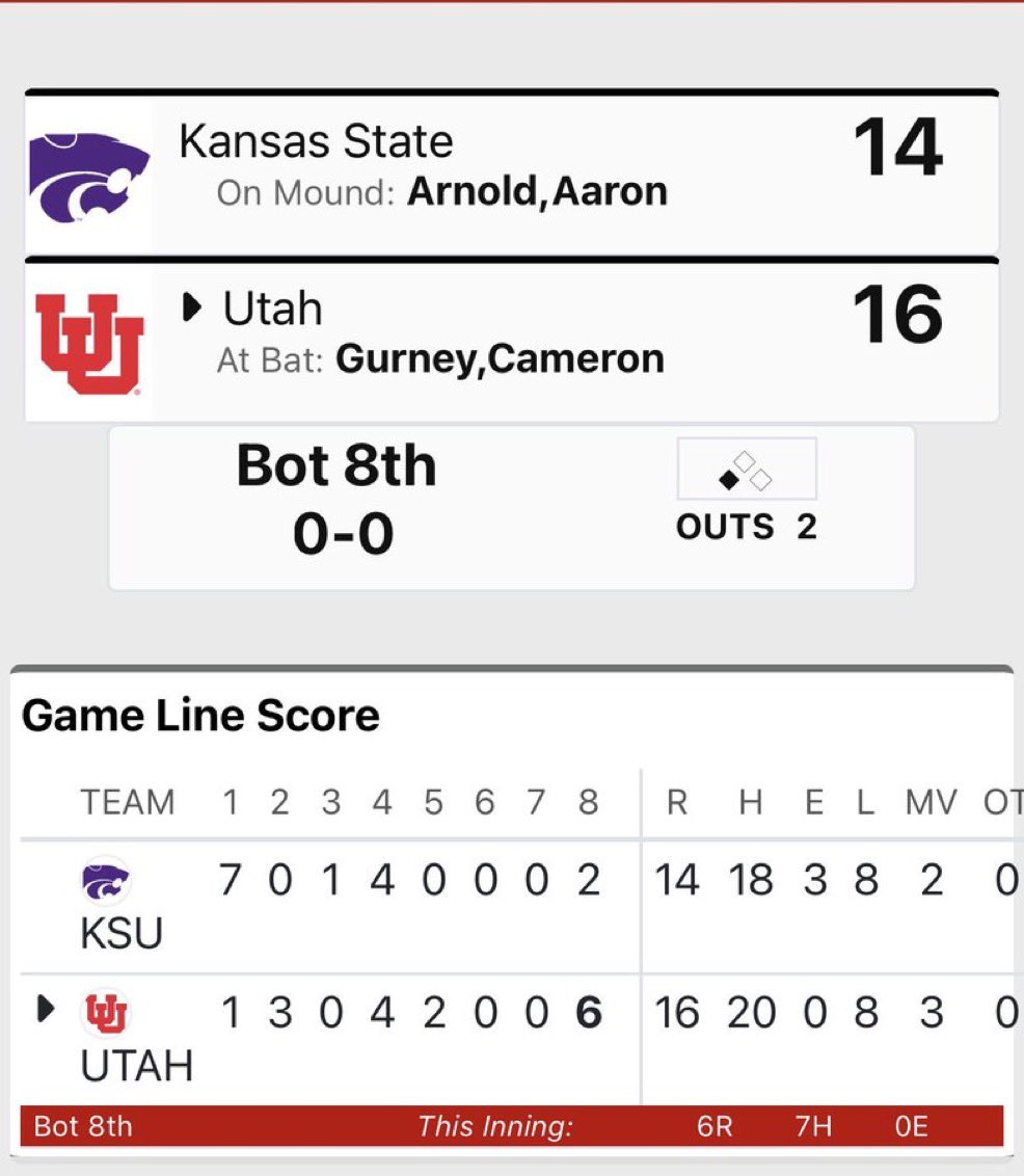 DB_cUTEpper's tweet photo. Find you someone that enjoys blowing you as much as Kansas state likes blowing leads in Salt Lake City #GoUtes #ChuckMagic https://t.co/Qpsa5SOxHk