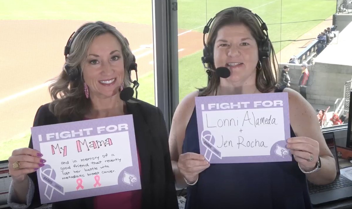 JoannaELane's tweet photo. This sport is more than one season, team, or game. It was a privilege to be involved in this weekend's @LouisvilleSB festivities for those impacted by Cancer, Autism, &amp; Down Syndrome. Raising awareness and using a platform for something bigger than softball is the real victory. https://t.co/W9ytQyu4CI