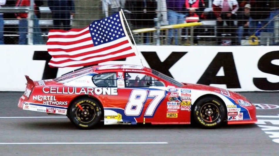 LegendsNascar's tweet image. Joe Nemechek won the 2003 O'Reilly 300 at Texas 23 years ago today. 🏁 

#FrontRowJoe 🏁