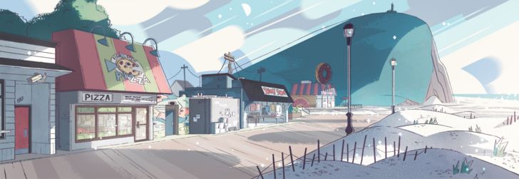 Ever since I was a kid If you ask me what fictional place I'd live in I'll tell you beach city without hesitation and I think growing up i realized a lot of it is because of how good the colors are in this show