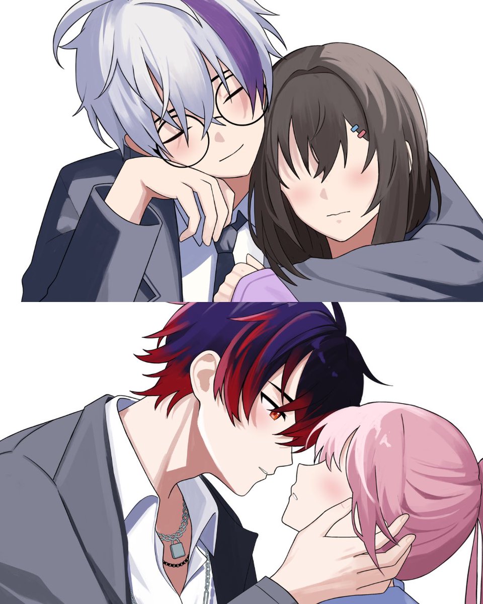 I drew the couple illustrations for <a href="/versa_aka/">VERSA【AKA Virtual】</a> ‘s recent song cover 

Projek kali ini bener bener pecah &amp; gila bangets 😤🔥🔥

Ni 5 cowok cowok centil abizz #VERSA