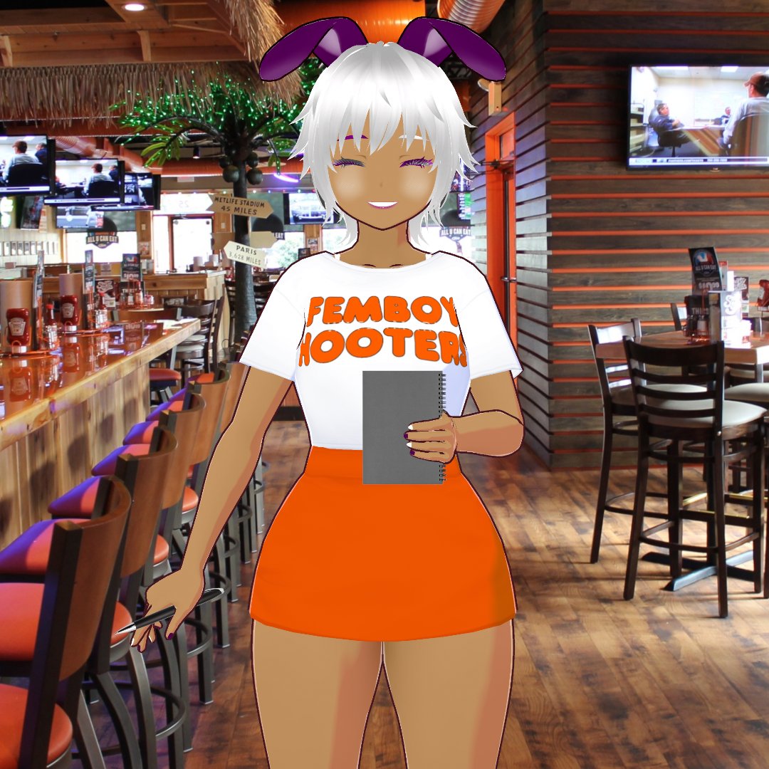 For those that didn't know, I used to work for Femboy Hooters 🔶

The pay was awful, but the tips were really nice🐰