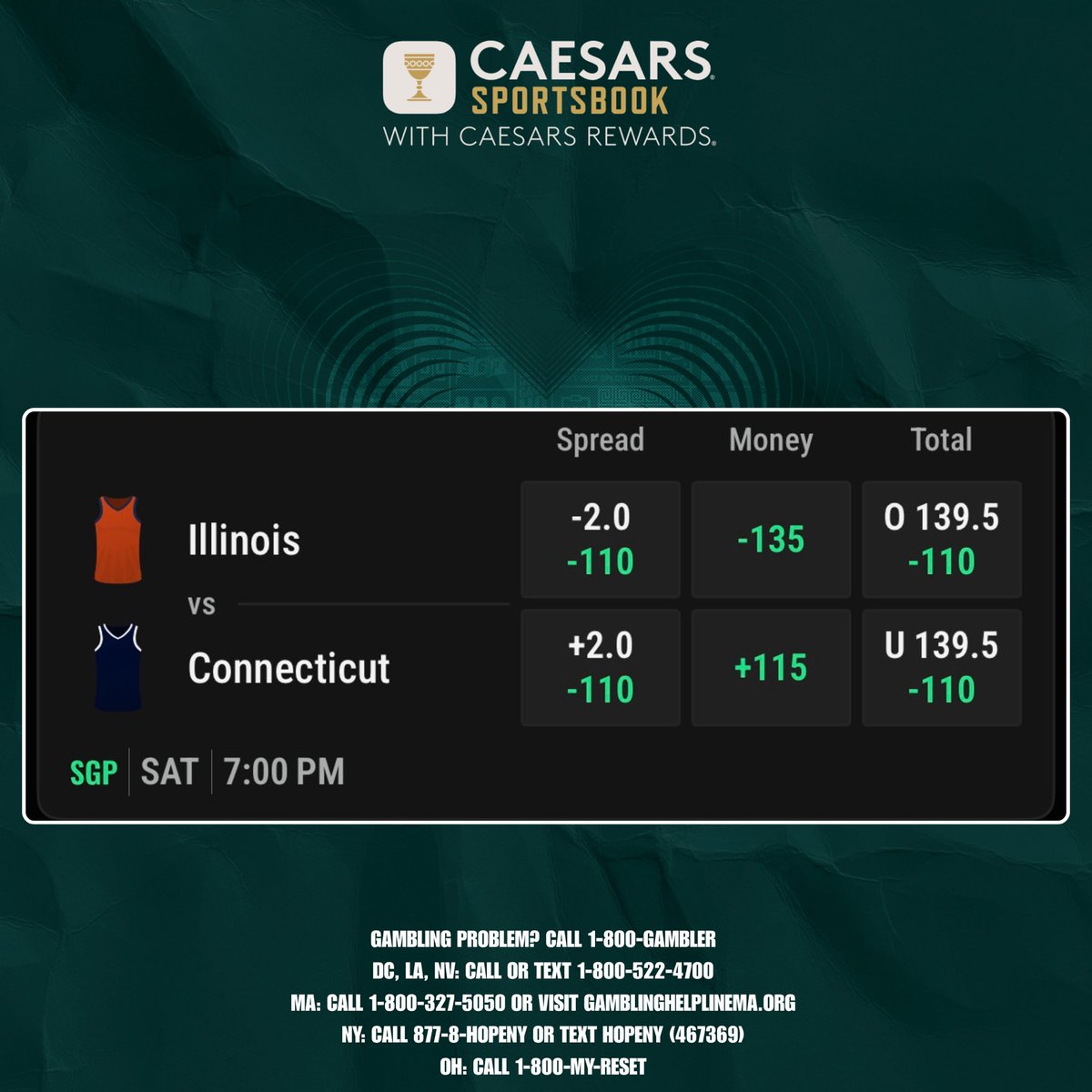 Caesars Sportsbook tweet media