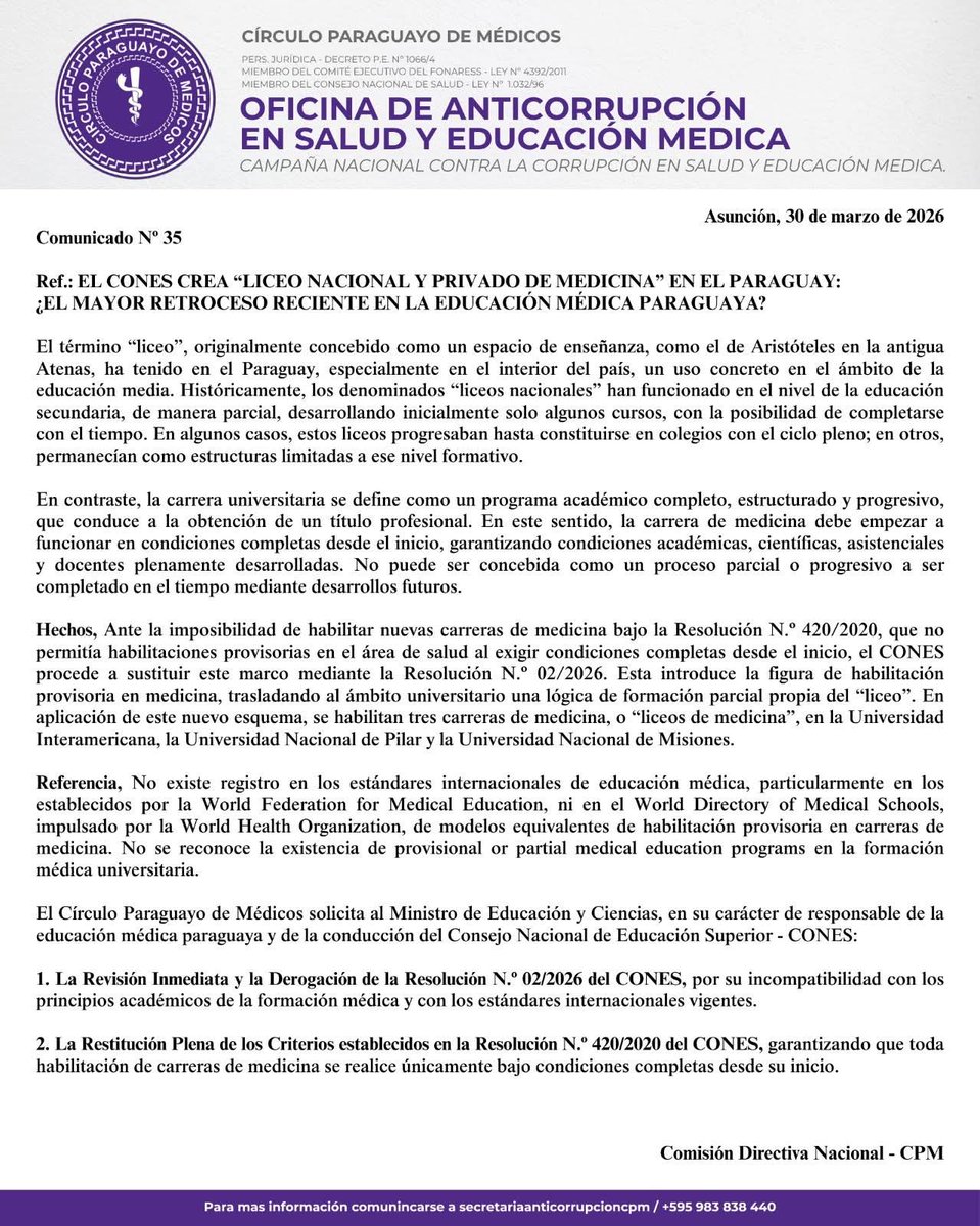 Cuarto Poder Py tweet media