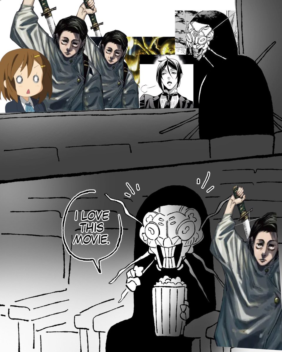 <a href="/CartoonistManLa/">The Cartoonist Man (幸運な男) (Open commissions)</a> and me watching the fight from the mountain of Sendai ❤️‍🩹❤️‍🩹

#JJKLARPGAME