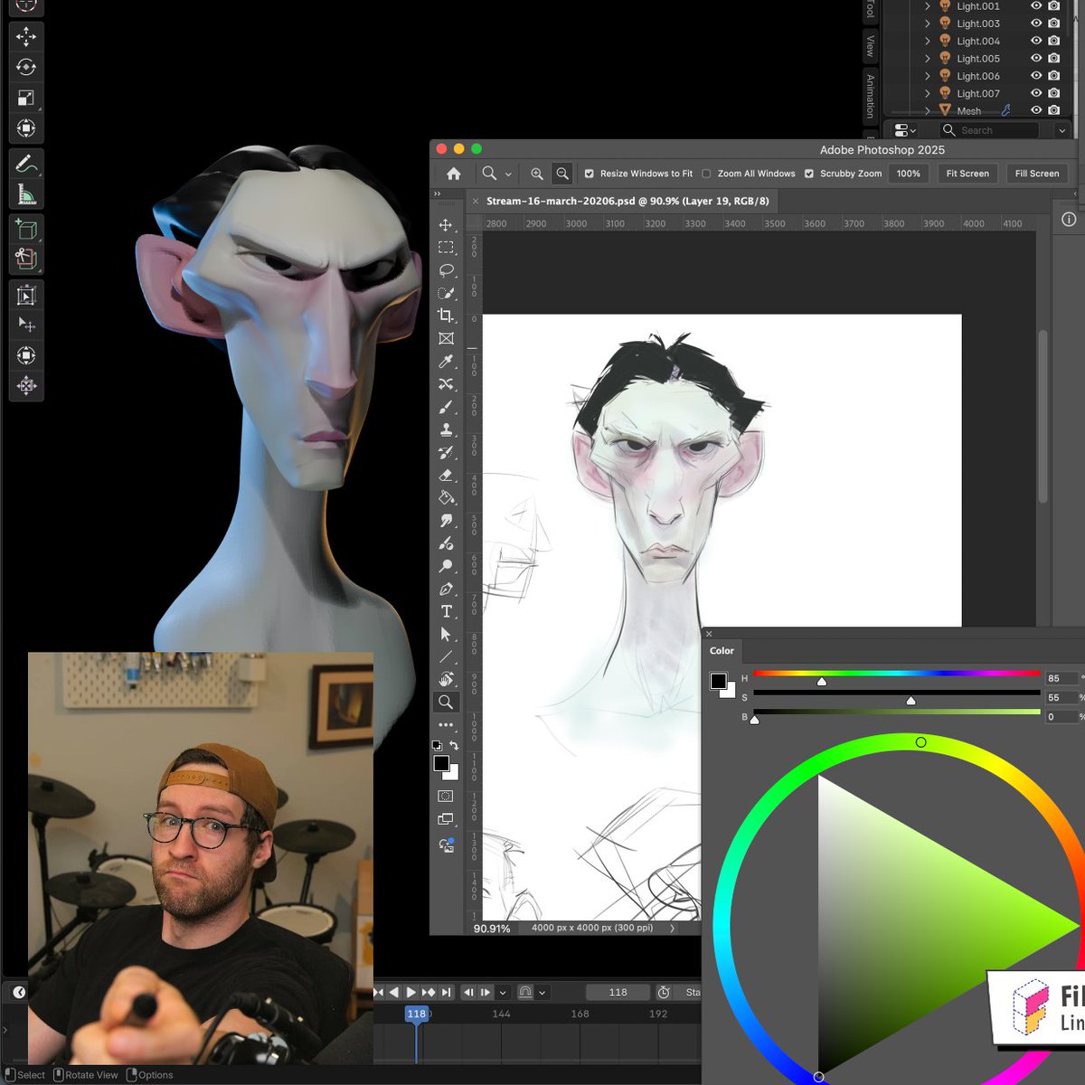 bennyeblen's tweet photo. Live in 25, Stylized art study and chattin' catch you in there 🕺https://t.co/rT4WrPEcZq https://t.co/hZaCb4O3l3