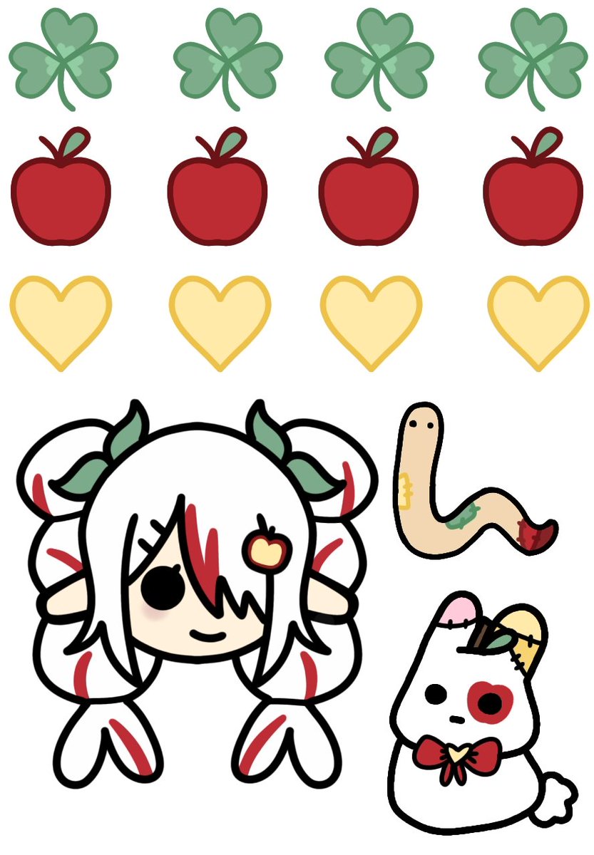 pxppychaoss's tweet photo. @AmazoraRingo sticker sheet concept!! https://t.co/zKwSuktJbw