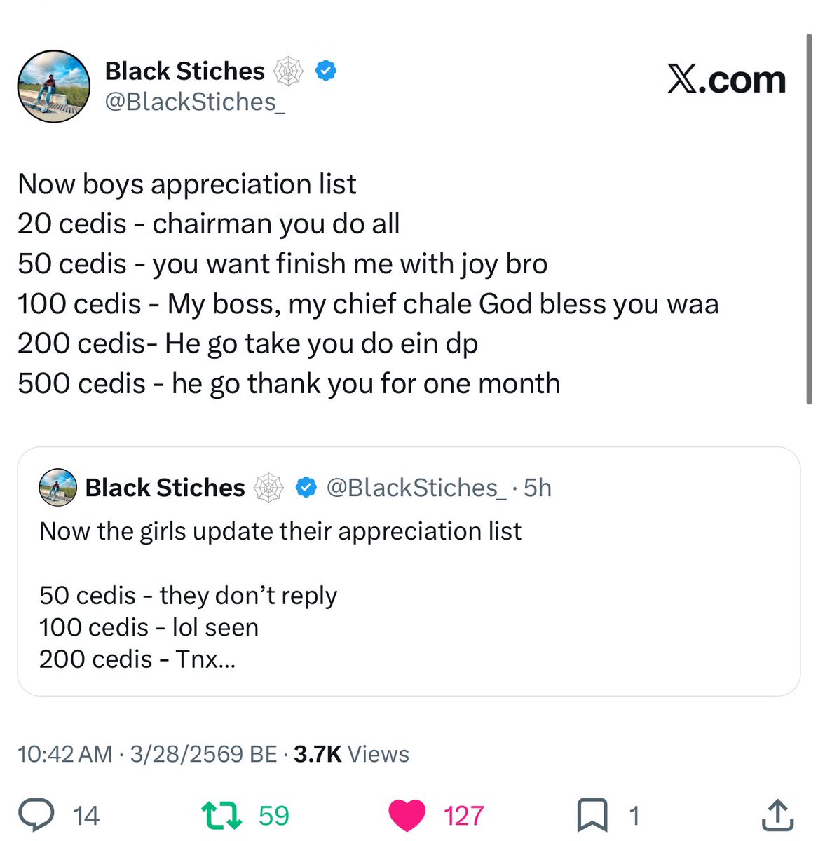 Black Stiches 🕸️ tweet media