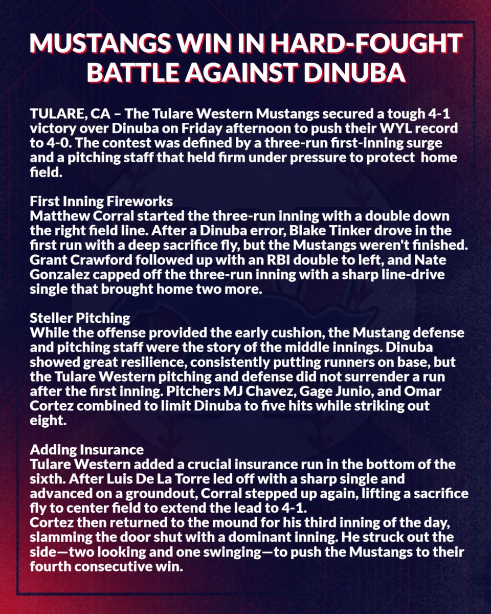 TWHSMustangBaseball tweet media