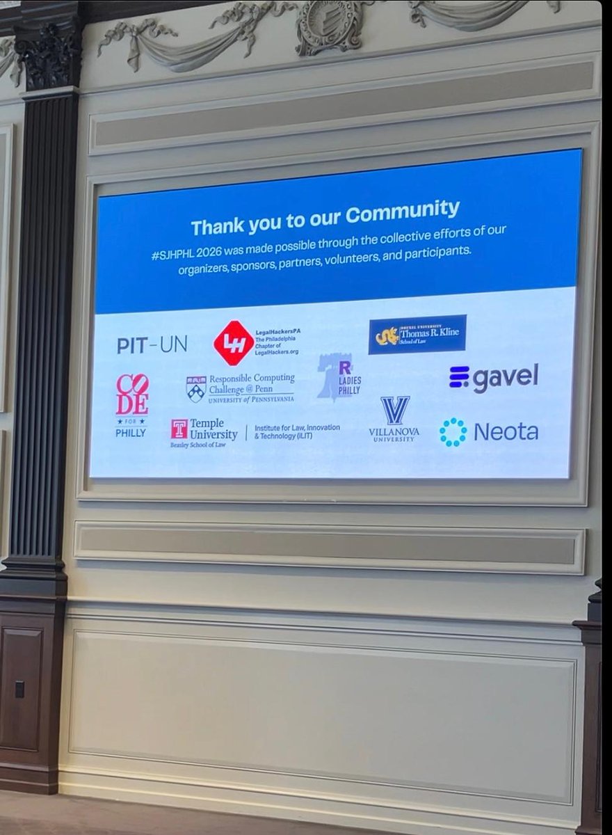 ssjhackathon's tweet photo. Thank you to our sponsors and partners! #SJHPHL2026 https://t.co/05i0zbvbC8