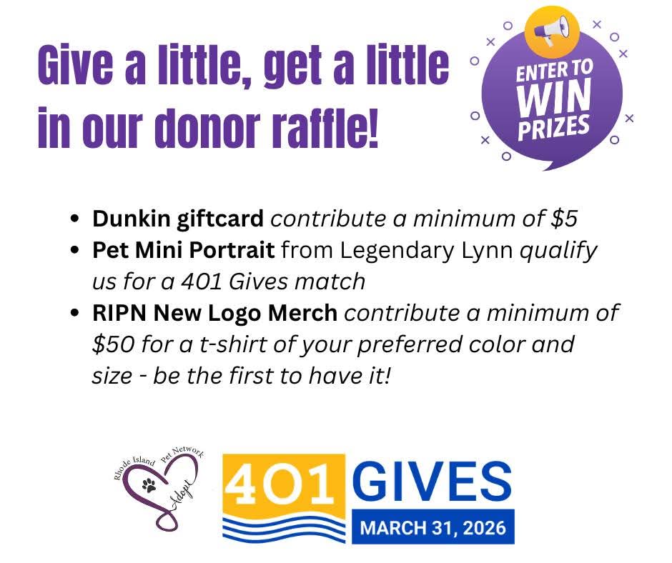 ripetnetwork's tweet photo. NEW THIS YEAR! We want to give back to those who generously give to us. If you donate during @401Gives (6am Tues thru 6pm Wed), you'll be entered into our prize raffle! We can't wait to reveal our new look &amp; new milestone this week. We hope you'll join us! https://t.co/qiGGs50AcJ https://t.co/YNfA7ovTuu