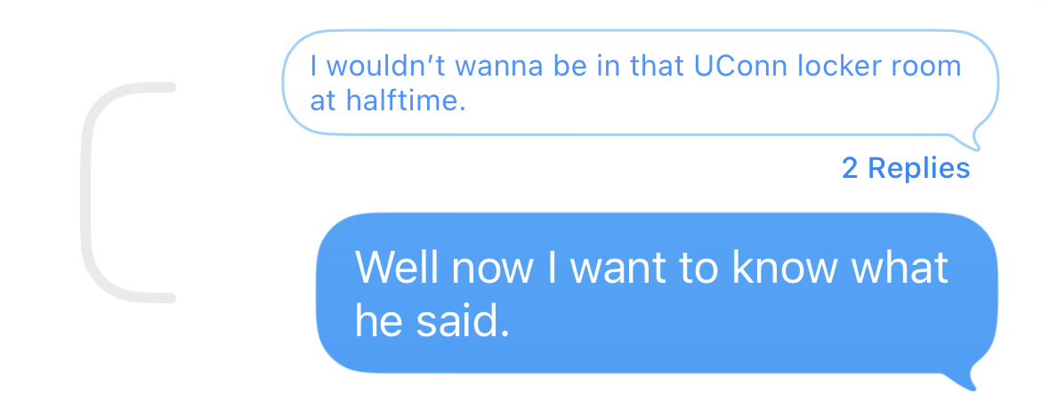 ericjminton's tweet photo. Hey @dhurley15 - Can you elaborate? 😂 @UConnMBB https://t.co/GZ73SxioTj