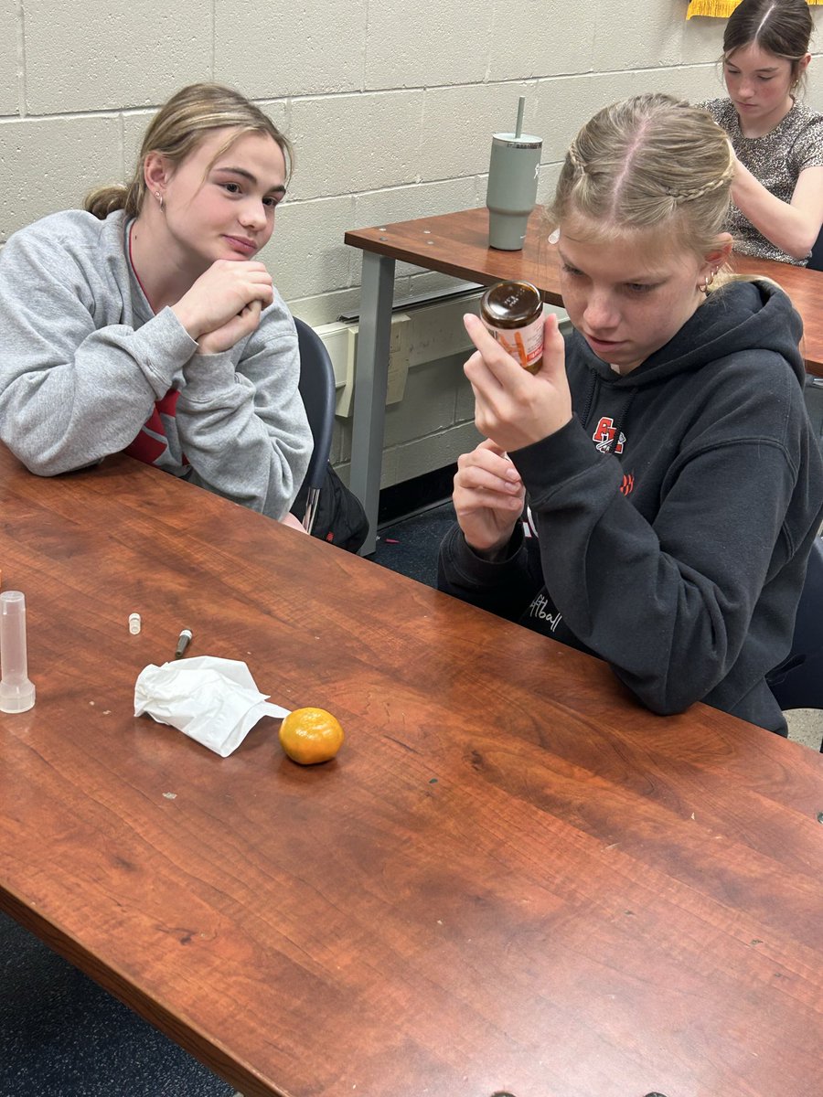 FLFFA's tweet photo. This past week AFNR students continued with their Animal Health unit by experiencing injections. After lessons on the various syringe and needle styles students practiced simulated sub-Q and IM injections. https://t.co/R03c2Bpjli