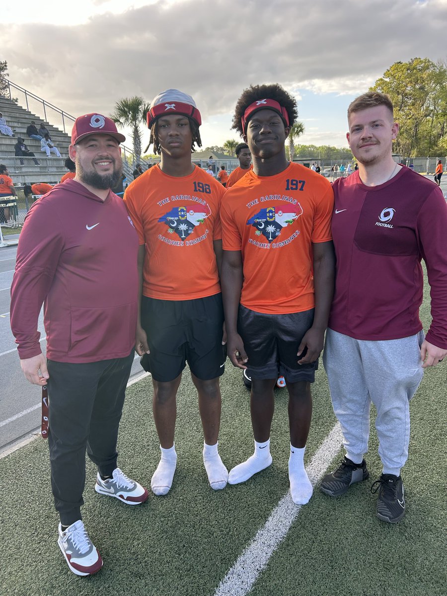 Coach_Neighbors's tweet photo. 𝐂𝐚𝐫𝐨𝐥𝐢𝐧𝐚 𝐂𝐨𝐚𝐜𝐡𝐞𝐬 𝐂𝐨𝐦𝐛𝐢𝐧𝐞🏈

Some of our ballers repped the PG hard today at Woodland HS for the Carolina Coaches Combine:

2027’s:
ATH @AmirChisol8 
DL @DavenBrown34 

2028:
LB @ChisolmAll37516 

2029:
LB @ShamarBrown135 

#TRUST🌪️ https://t.co/NbmZch8jeW