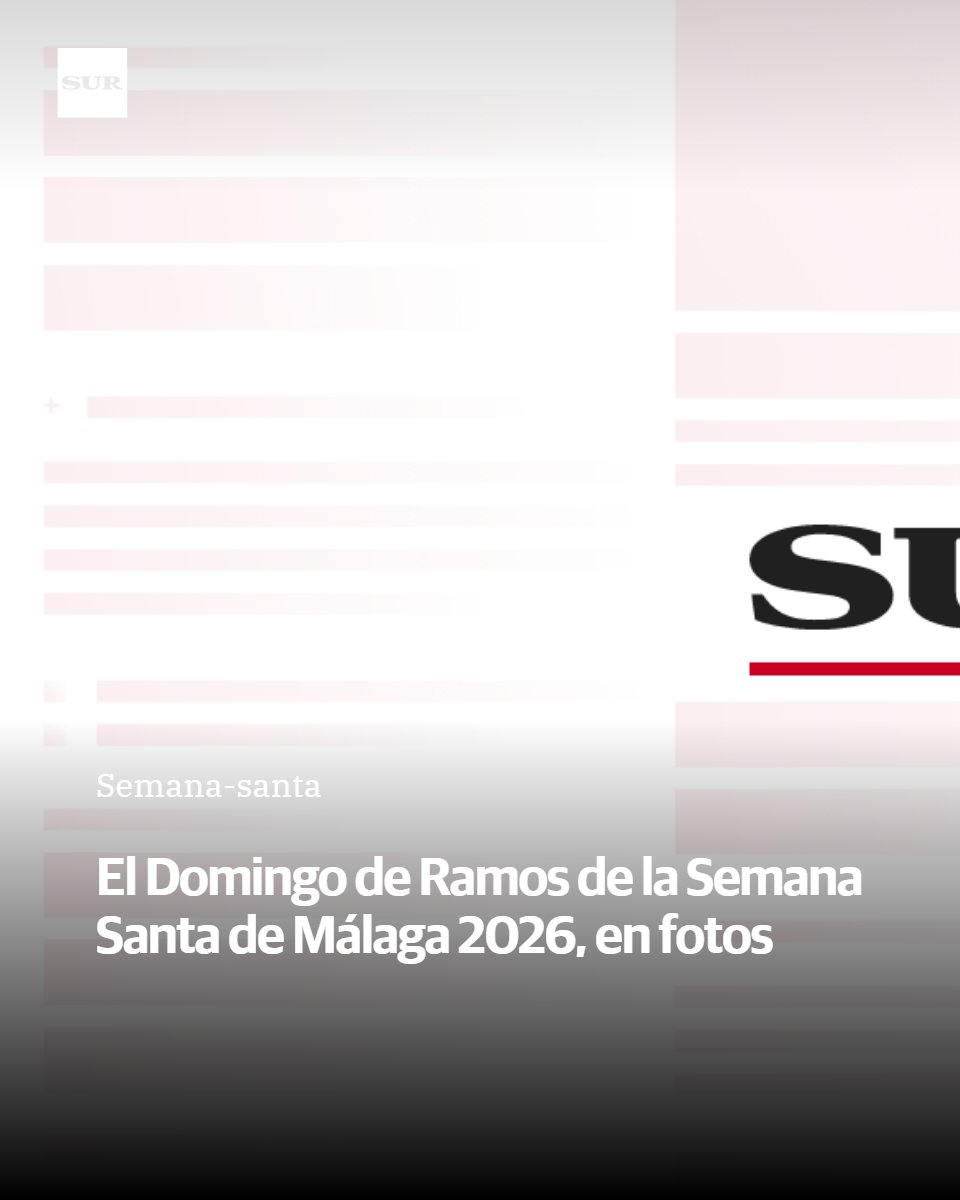 SUR. El periódico de Málaga tweet media