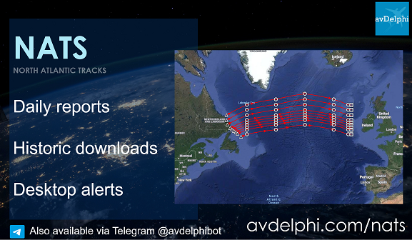 View daily NATS reports #AvDelphi #NATS #download #history #northatlantictracks avdelphi.com/nats