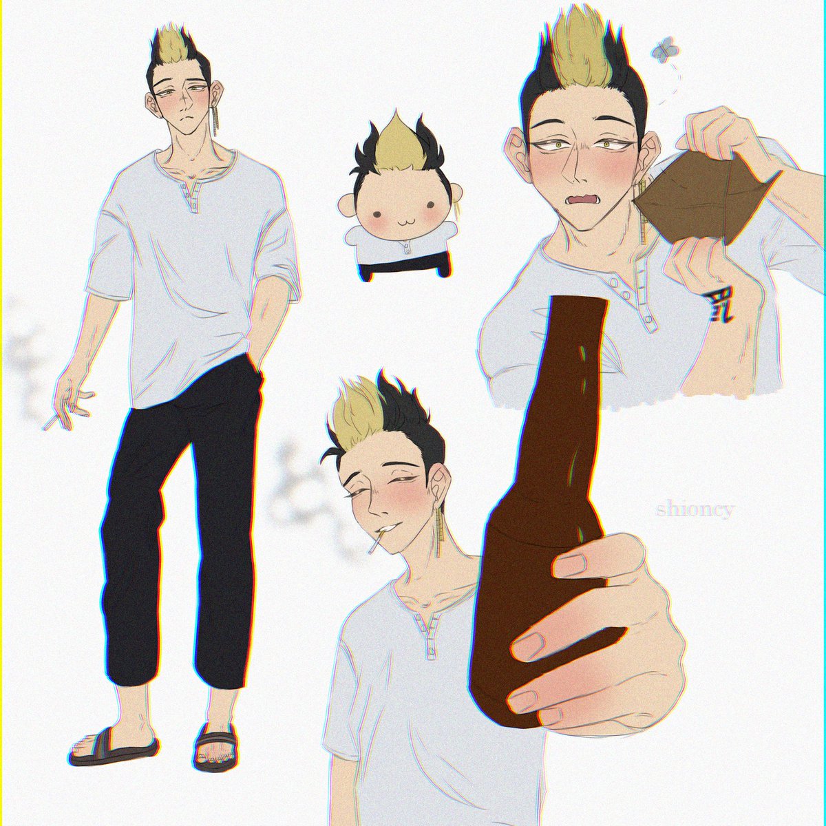 shioncy's tweet photo. Hanma Character sheet!
#hanmashuji #tokyorevengers https://t.co/dcKYVWdHW8
