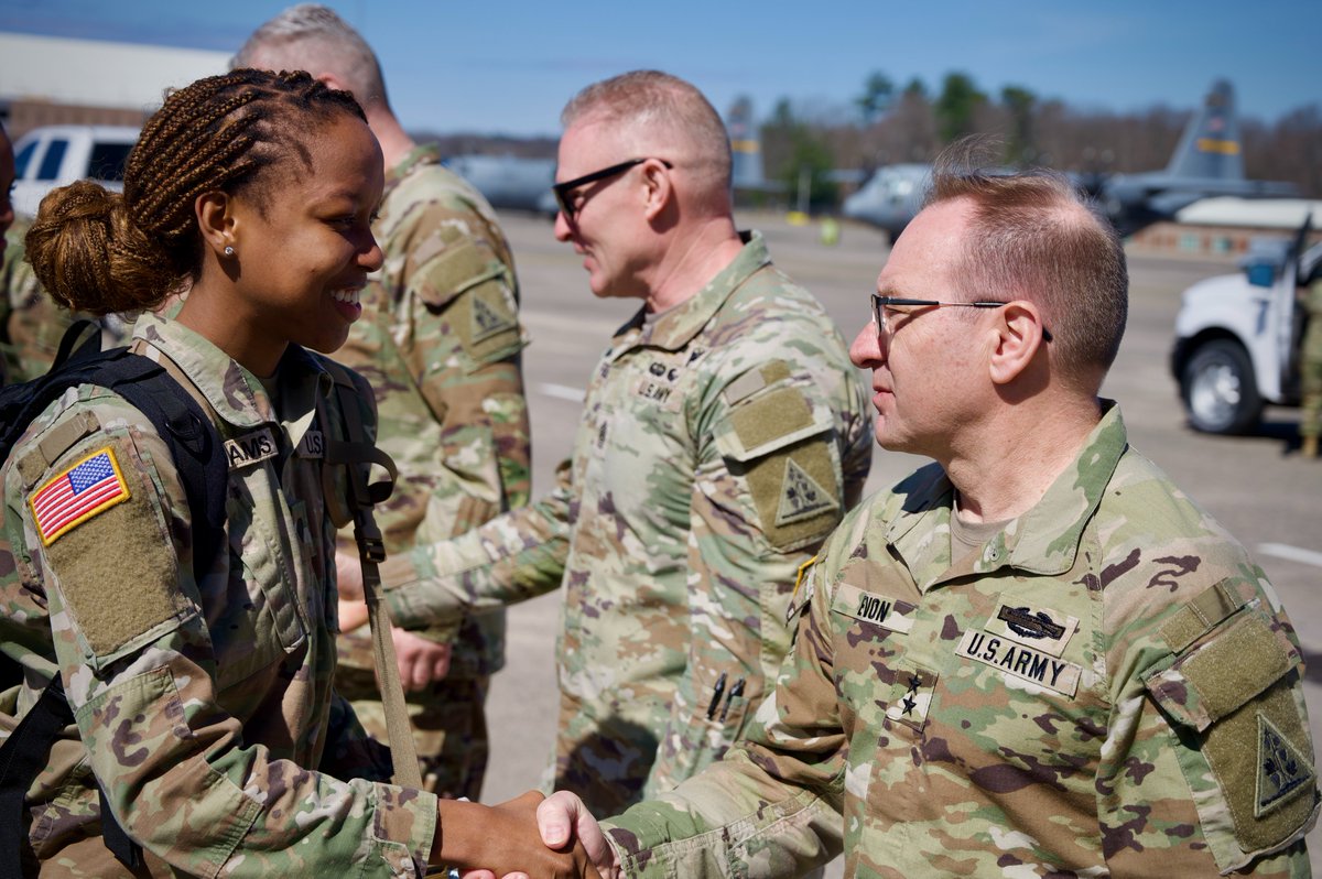 CTNationalGuard's tweet photo. 143rd RSG Deploys, Backed by Families, Leaders, and a Proud Connecticut

CTNG leaders, family, and friends gathered this morning to send off the Soldiers of the 143rd RSG as they deploy to the CENTCOM AOR in support of a pre-planned rotation of forces.

#CTNG @USNationalGuard https://t.co/WGtuKQxVA8