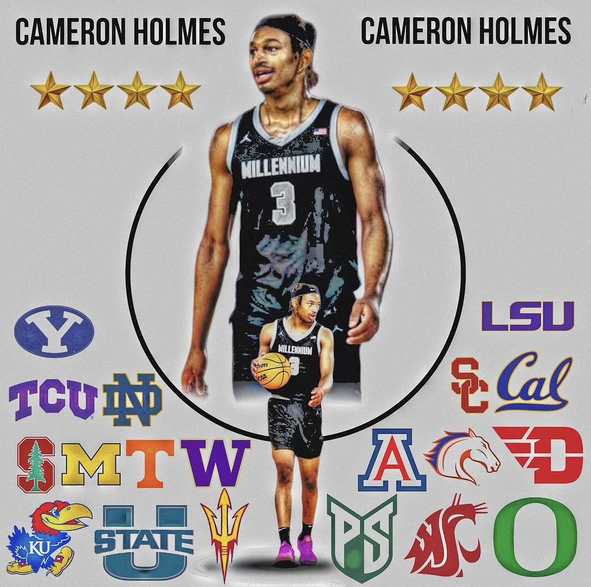 75southco's tweet photo. As Arizona heads to the Final Four, freshman wing Cameron Holmes, younger brother of former Dayton star and current NBA forward DaRon Holmes, is expected to enter the transfer portal after this season.

The 6'6 versatile wing showed intriguing two-way tools in limited minutes on a loaded roster. Dayton will likely be among the most aggressive pursuers, creating a compelling family reunion storyline.