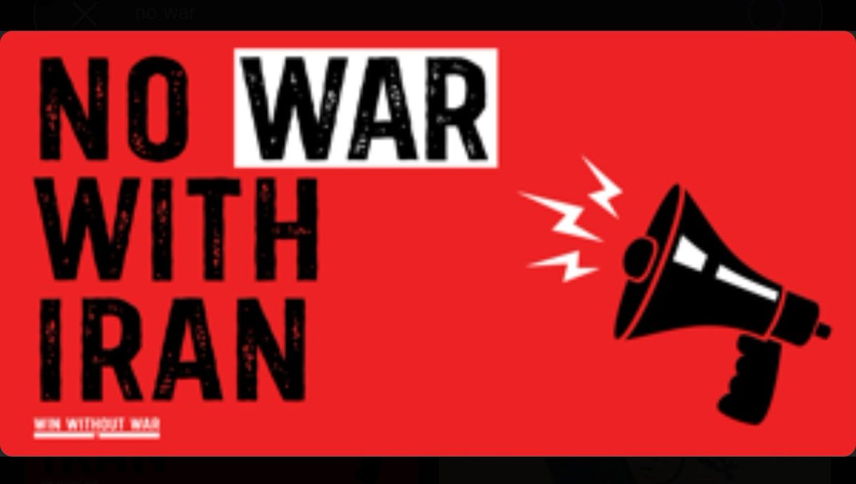 HamedManavipour's tweet photo. NO WAR WITH IRAN ...🚫❌️ https://t.co/no1v6O6h9Z