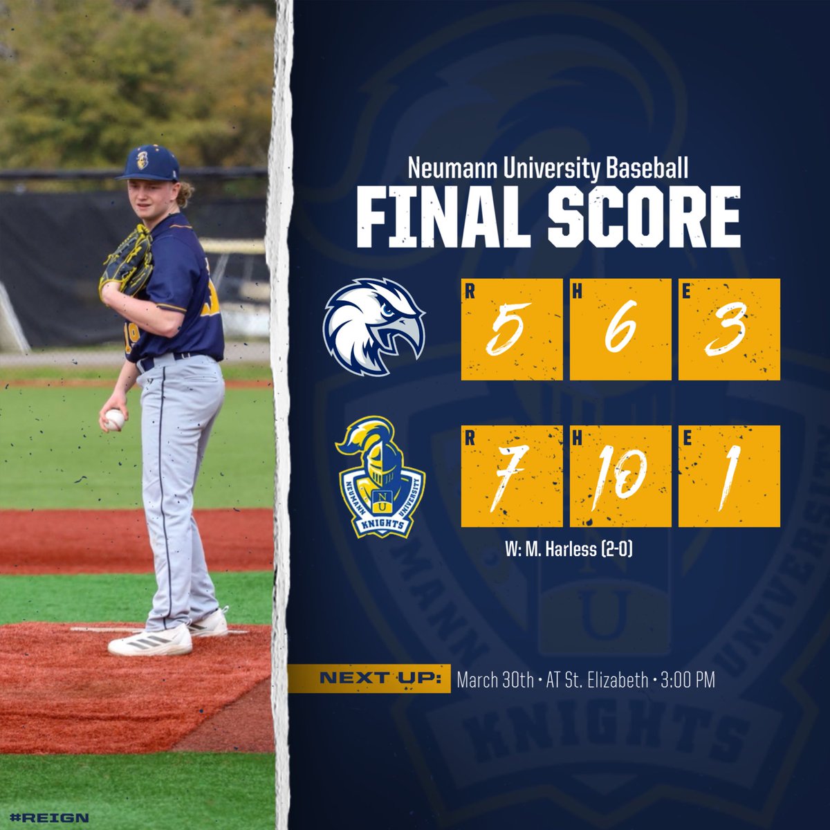 Neumann University Baseball tweet media