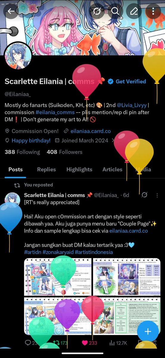 Scarlette Eilania | comms 📌 tweet media