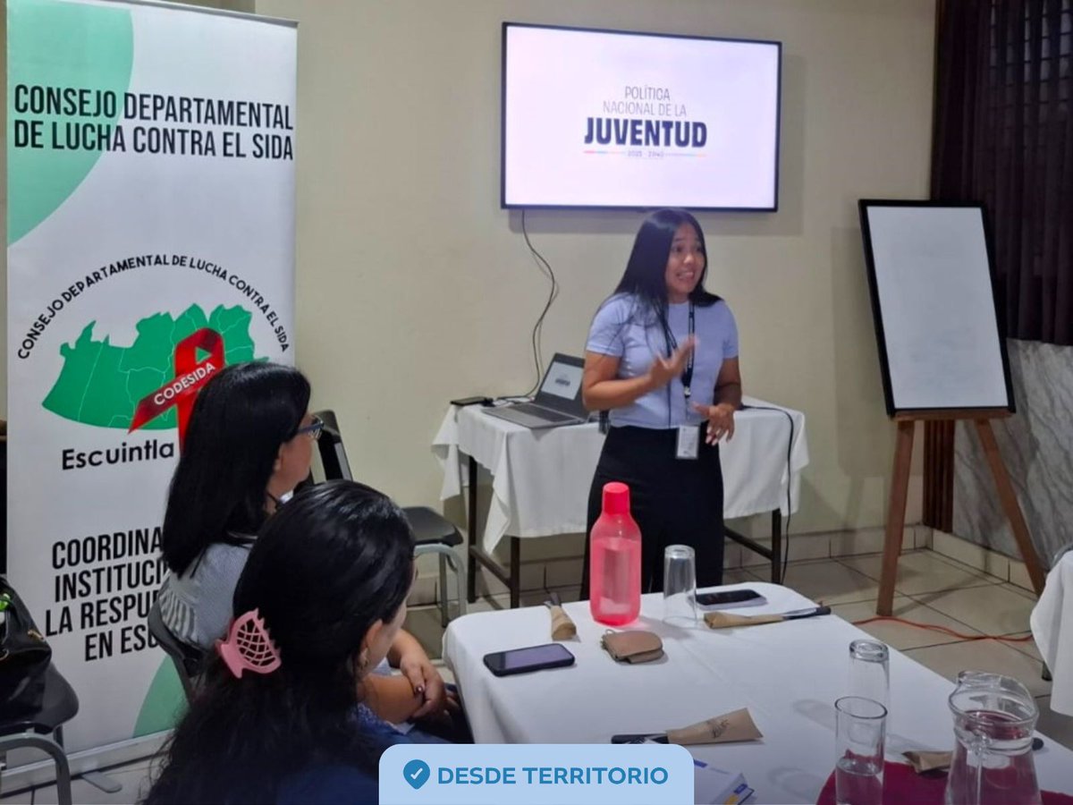ConjuveGuate's tweet image. Integrantes de la Mesa Departamental #PLANEA participaron en una jornada de socialización de la #PNJ2025_2040, así como en un taller sobre el abordaje de las acciones dirigidas a la juventud.