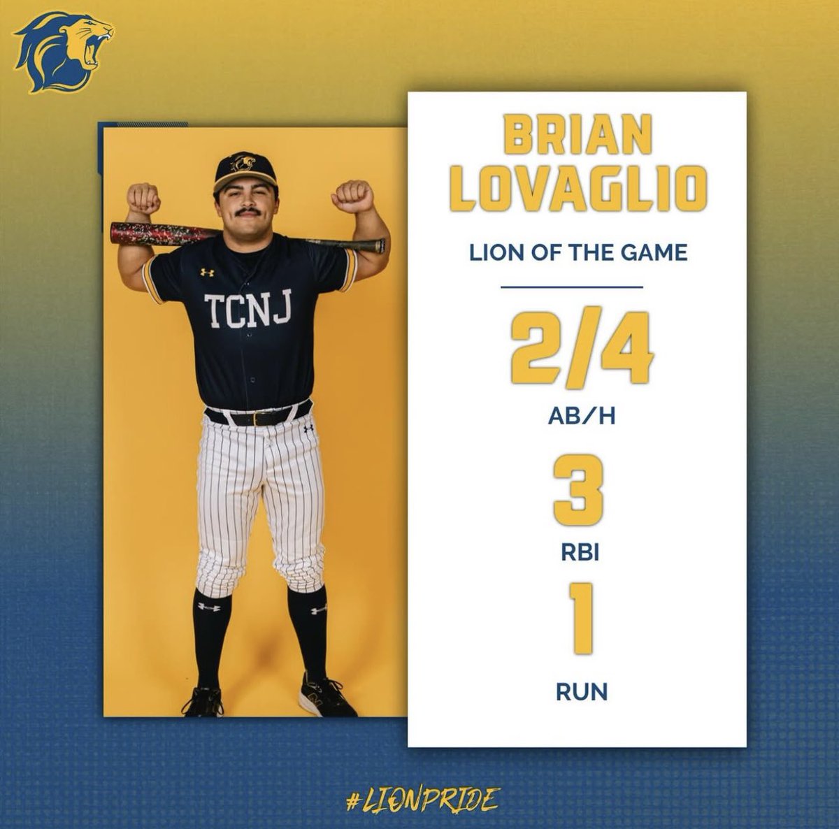 TCNJ BASEBALL tweet media