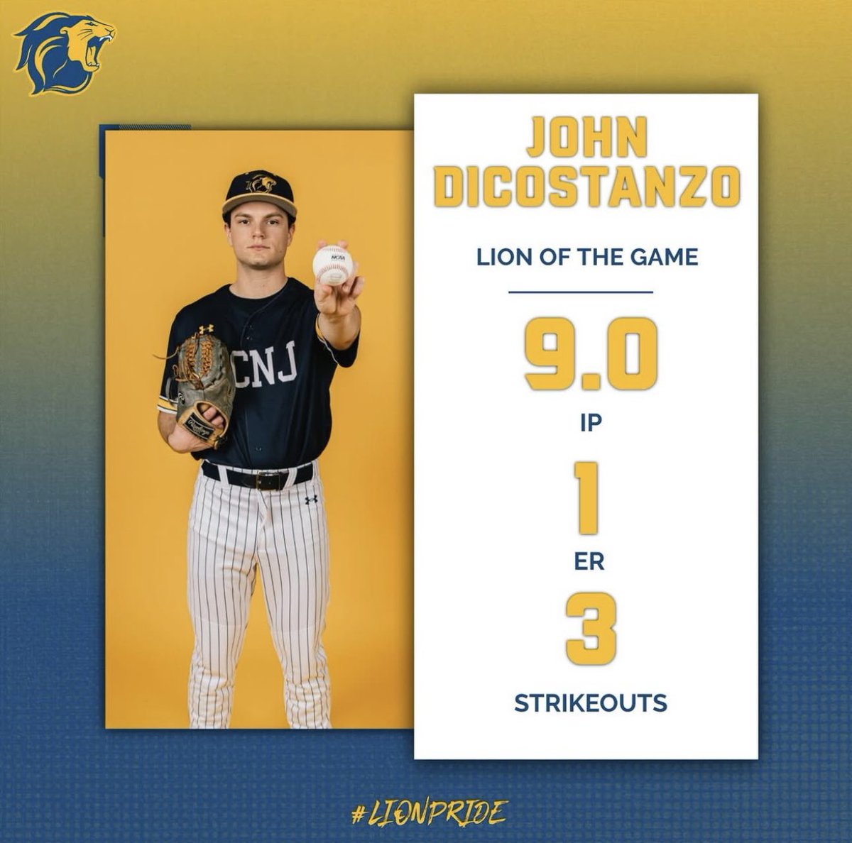 TCNJ BASEBALL tweet media