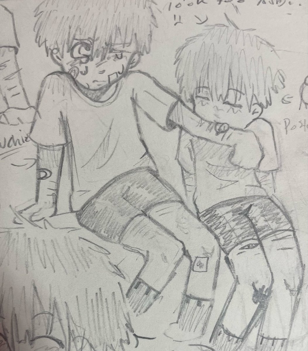pleasdonfinm's tweet photo. New Tsumane art 👀👀👀… or yugicest.. I guess… I would # TBHK but I’m scared.. 😢 https://t.co/NRFHOqG0DL