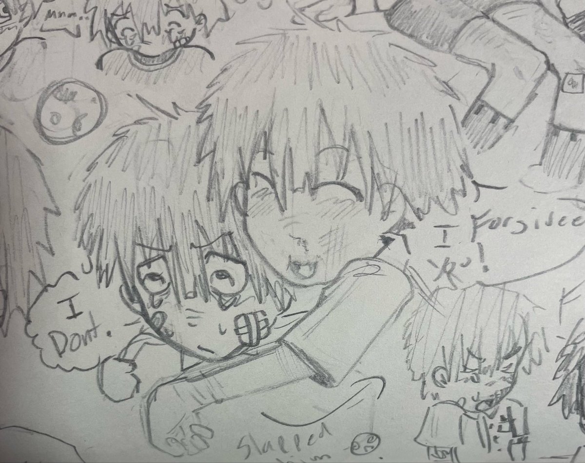 pleasdonfinm's tweet photo. New Tsumane art 👀👀👀… or yugicest.. I guess… I would # TBHK but I’m scared.. 😢 https://t.co/NRFHOqG0DL