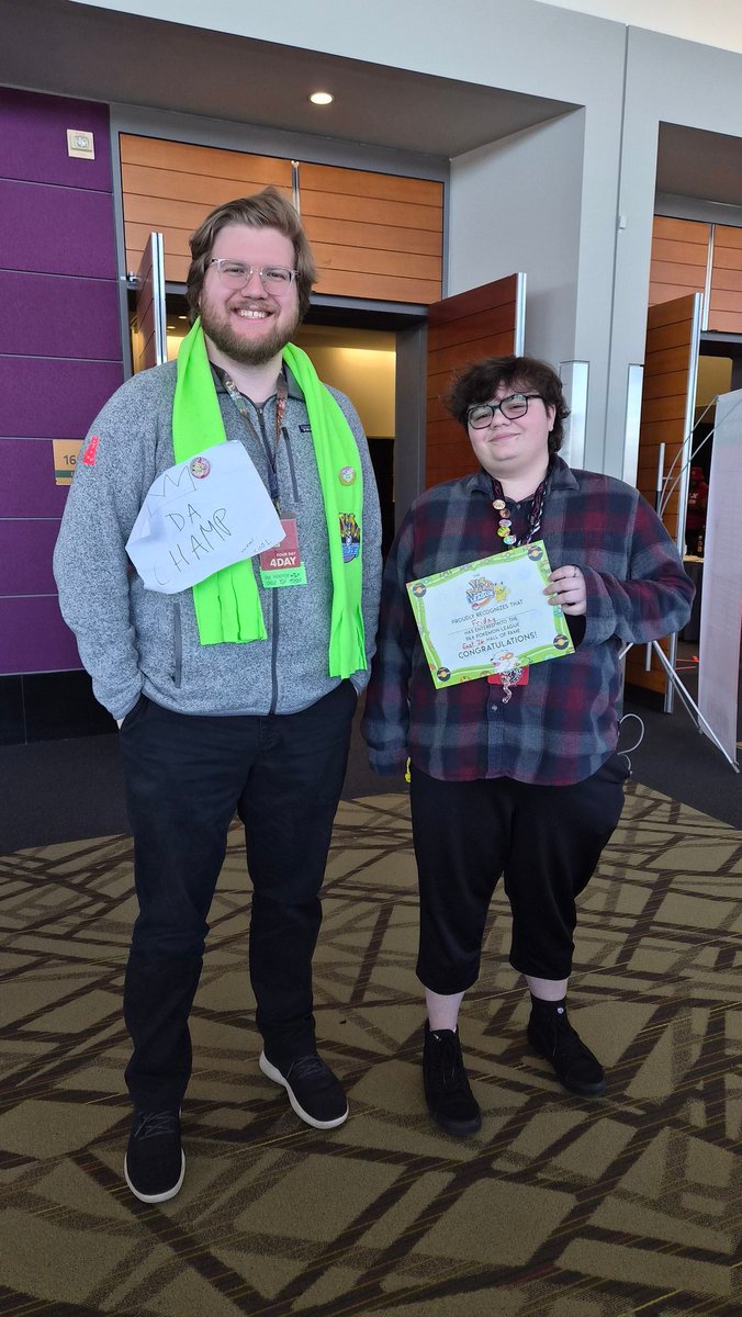 PaxPokemon's tweet photo. And another champion has beaten the #PAXeast Pokemon League! https://t.co/T1B1N07jRg