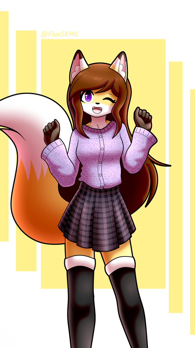 Just Sofi being cute 🦊💜