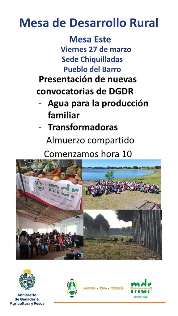 lourdesseq's tweet photo. 🔴Última Mesa Zonal de marzo. Seguimos recorriendo localidades rurales, en cercanía con las organizaciones y pobladores. Varias oportunidades e informaciones de interés, que sólo llegan porque vamos donde se necesita y apoyamos a la gente en su accesibilidad. #Uruguay #Tacuarembó https://t.co/KWB0U4e1Dm