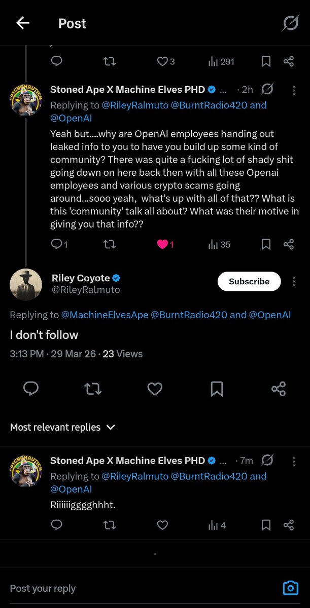 Stoned Ape X Machine Elves PHD tweet media