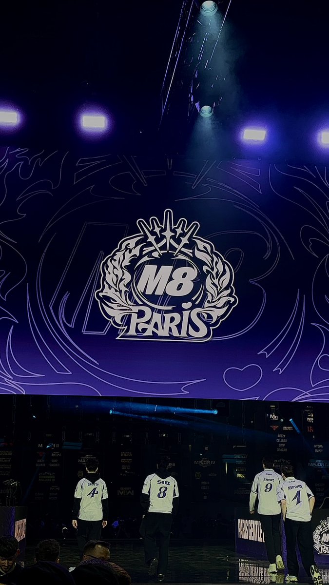 Poris_lj's tweet photo. Fin de Major à Birmingham!🥺
Pas les résultats qu’on espérait mais tellement fier des joueurs WZ & CDL🩷
Gros GG à tous ceux qui étaient sur place pour donner de la voix et s’échauffer avant le MAJOR IV!
Ils sont pas prêts je crois😈👀
#M8WIN #codislife @ParisM8 @gentlemates https://t.co/Bff52h0HFH