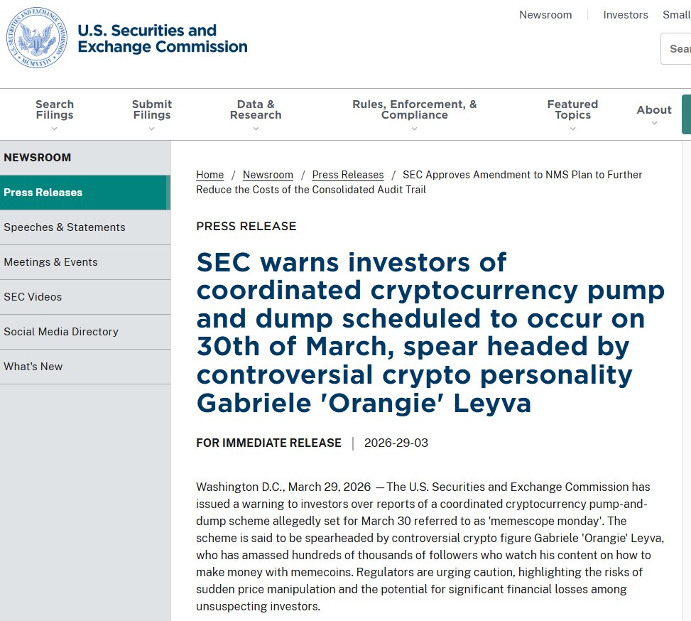 Pivot922's tweet photo. Memescope Monday just turned into SEC Monday

All wallets will be tracked at 10am EST https://t.co/bPHRDA8KSE