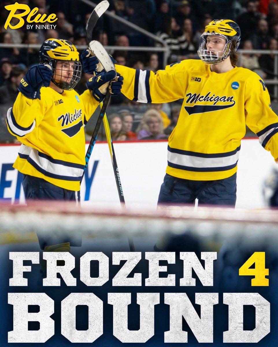 MICHIGAN IS HEADED TO THE FROZEN FOUR 〽️