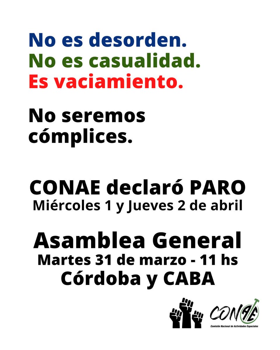 ATE CONAE tweet media