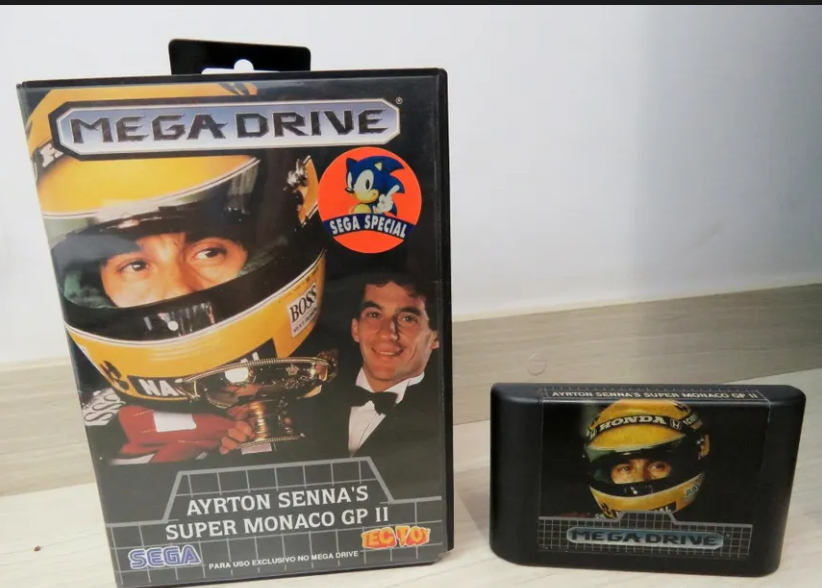RetroHubBR's tweet photo. Ayrton Senna's Super Monaco GP II (1992) – Mega Drive 🏁🔥
Com o lendário Ayrton Senna, esse clássico trouxe realismo, velocidade e até dicas do próprio ídolo!
Um dos maiores jogos de corrida da era 16-bit! 🏎️💨
#MegaDrive #AyrtonSenna #RetroGaming #F1 #GamesRetro https://t.co/lfLrxlXRv0