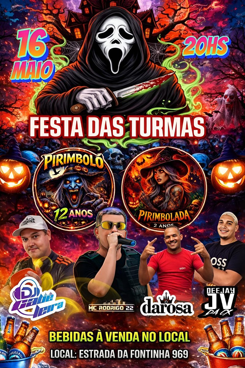 Pirimbolada's tweet photo. Todas as turmas são convidadas 🦇🎃👻 https://t.co/ccY0dQEogh