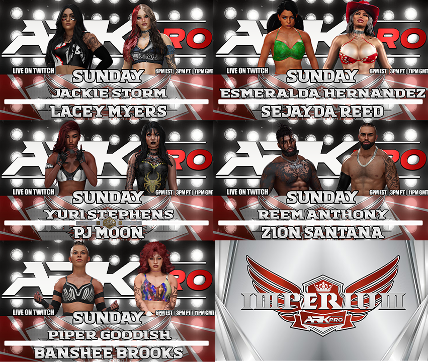 ARKPRO_EFed's tweet photo. March 30th #Imperium LIVE @ 4PM EST
🗺️United Center in Chicago, Illinois
🥇Jackie Storm vs. Lacey Myers
🪙OR Title match: Yuri Stephens vs. PJ Moon
🥇Sejayda Reed vs. Esme Hernandez
🪙Piper Goodish vs. Banshee Brooks
🥇Reem Anthony vs. Zion Santana
+ EVEN MORE ⬇️ 

#WWE2K25 https://t.co/FzVhTe6oWW