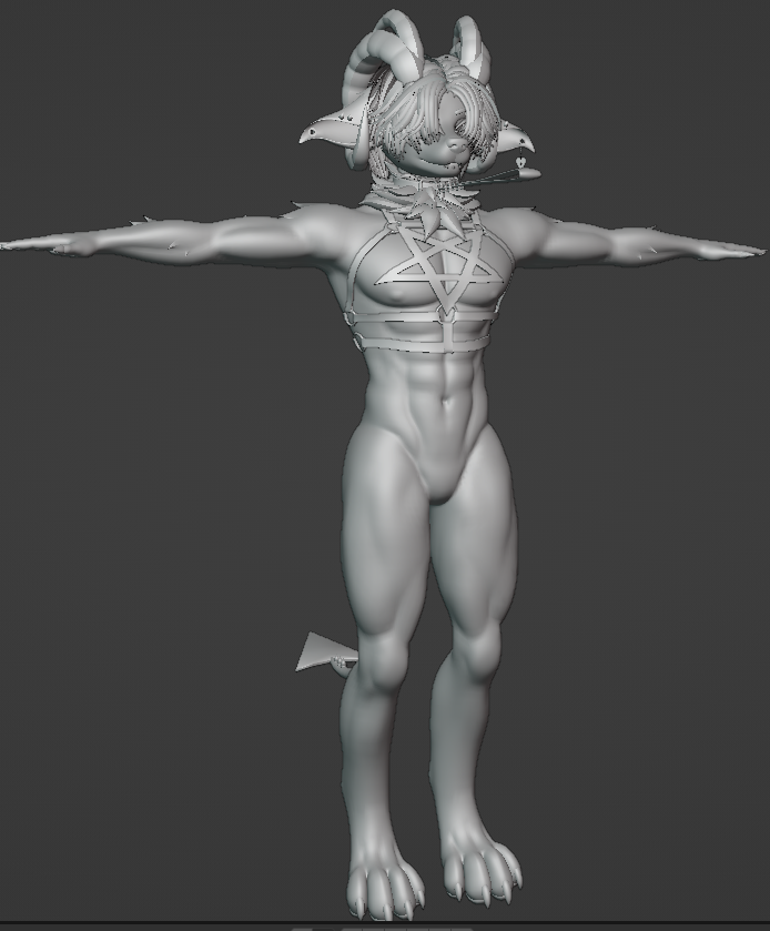 SOOO I am now getting Baphy setup! and working on a male counter part!! excited!!