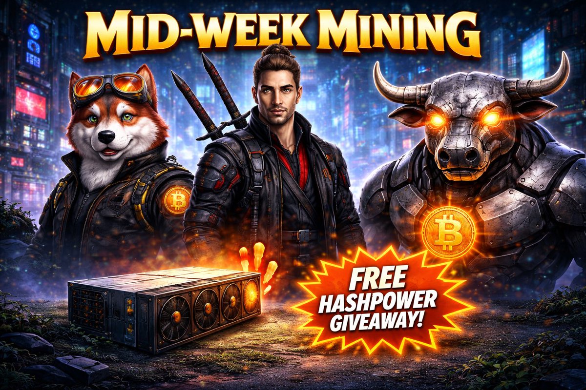 CincoDoggos's tweet photo. ⛏️THIS WEEK ON MID-WEEK MINING⛏️

💰$100 hashrate giveaway!!!
⛏️Difficulty Adjustment Update!
⚡️Top 3 rigs to buy with your tax return!

7pm Central USTZ 
X / Twitch / YouTube simulcast https://t.co/267WrjBacy