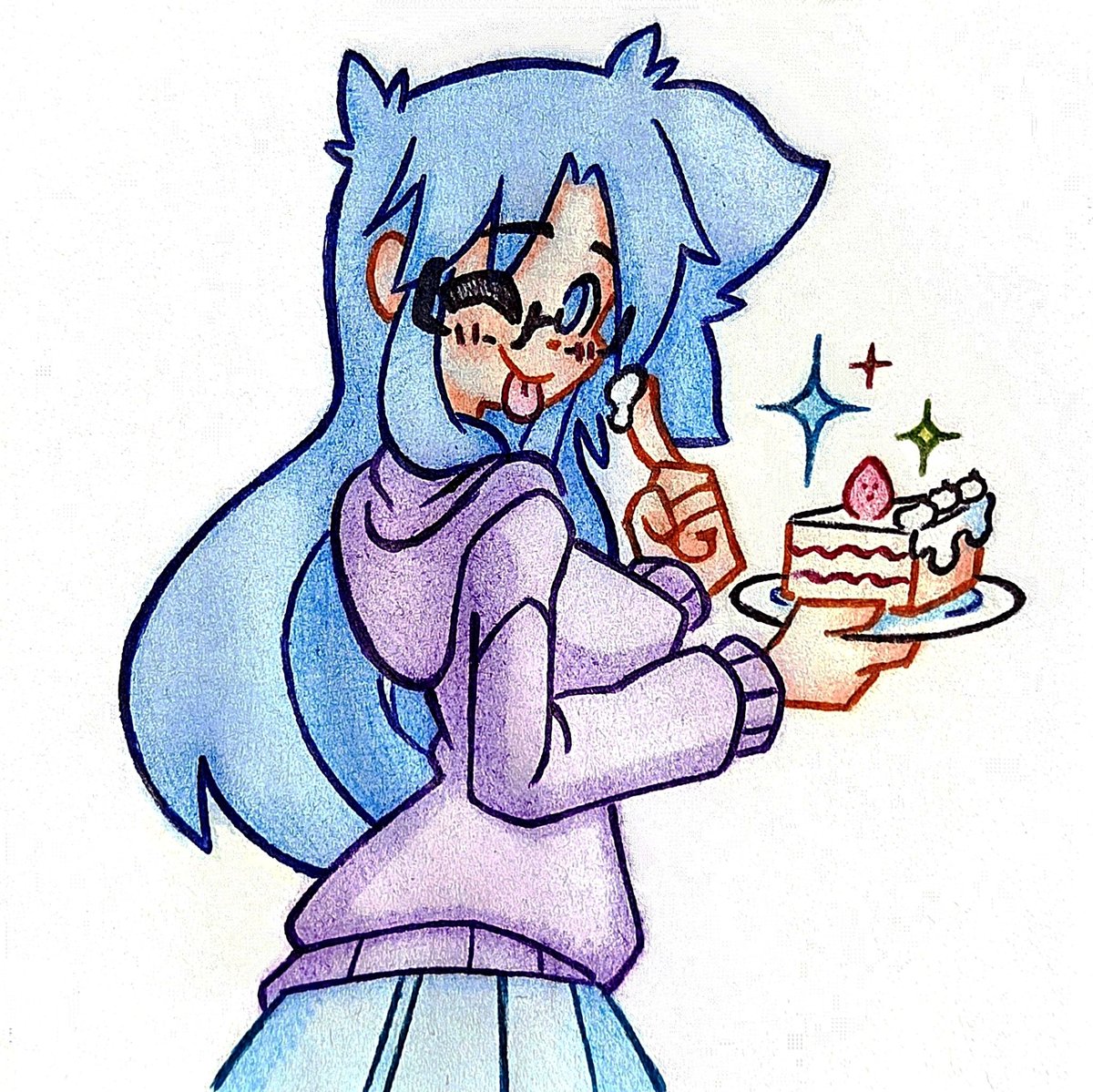 #HappyBirthdaytoNelly 
Su especial de cacahuate doble, señor 👊🐸

#drawing #art #イラスト #オリジナルイラスト #創作 #rkgk #oc #dibujo #arte #originalcharacter