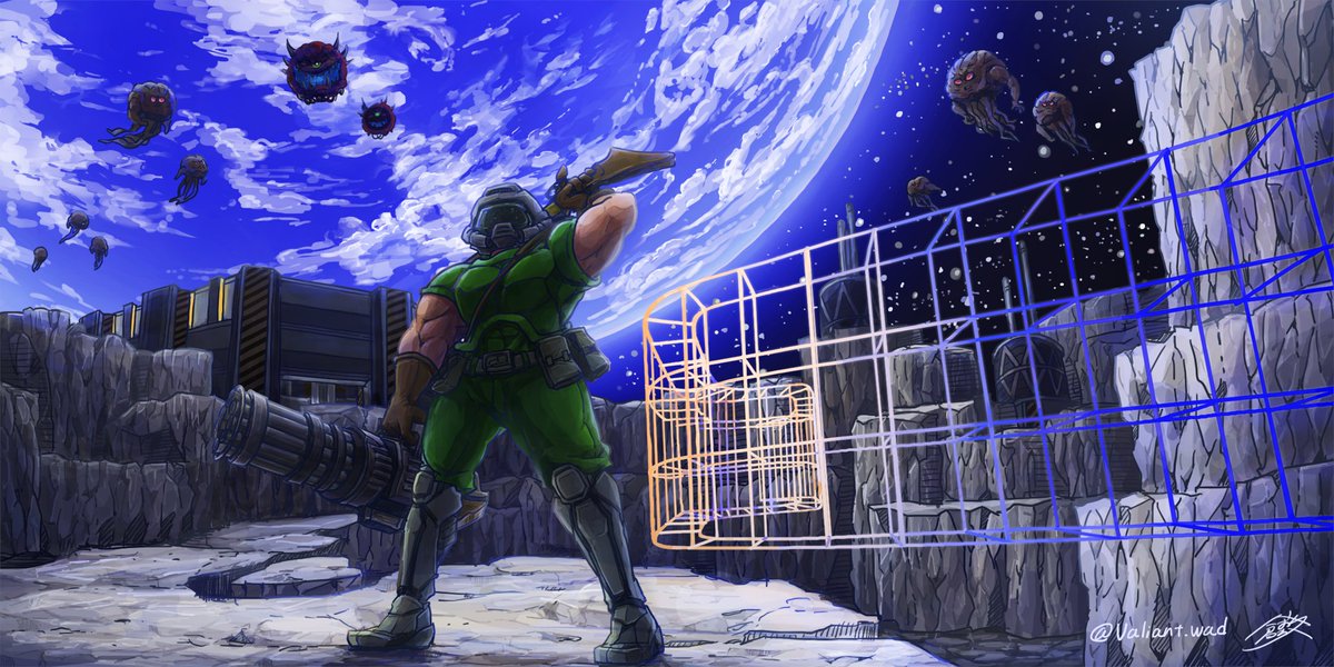 Boomer Shooter Art tweet media